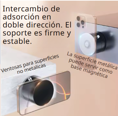 Soporte Magnético al Vacío 360° – Ultra sticky